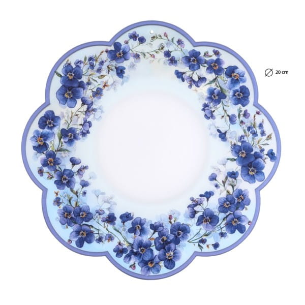Motiv-Windradfolien, Blumen, Ø 20cm, 500µ, 2 Designs, 8 Stück