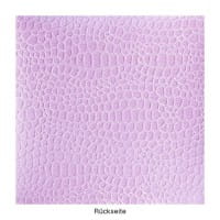 DuoDesign Faltfolien, Kroko-Optik, 10cm x 10cm, 65 Blatt, aubergine