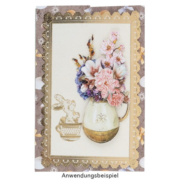Duo-Design-Papiere, Ostern 1, beidseitig bedruckt, 25cm x 25cm, 250g/m², 20 Blatt