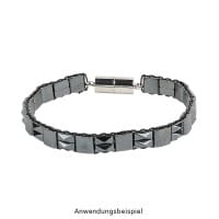 Hämatit-Perlen, Pyramide, 4mm x 6mm x 3mm, metallic-anthrazit, 60 Stück