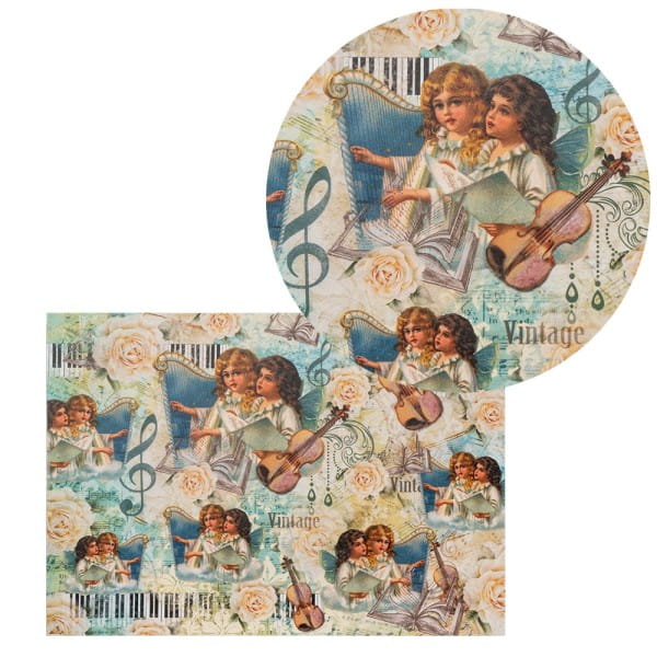 Reispapiere, Weihnachten 4, DIN A4, 2 Designs